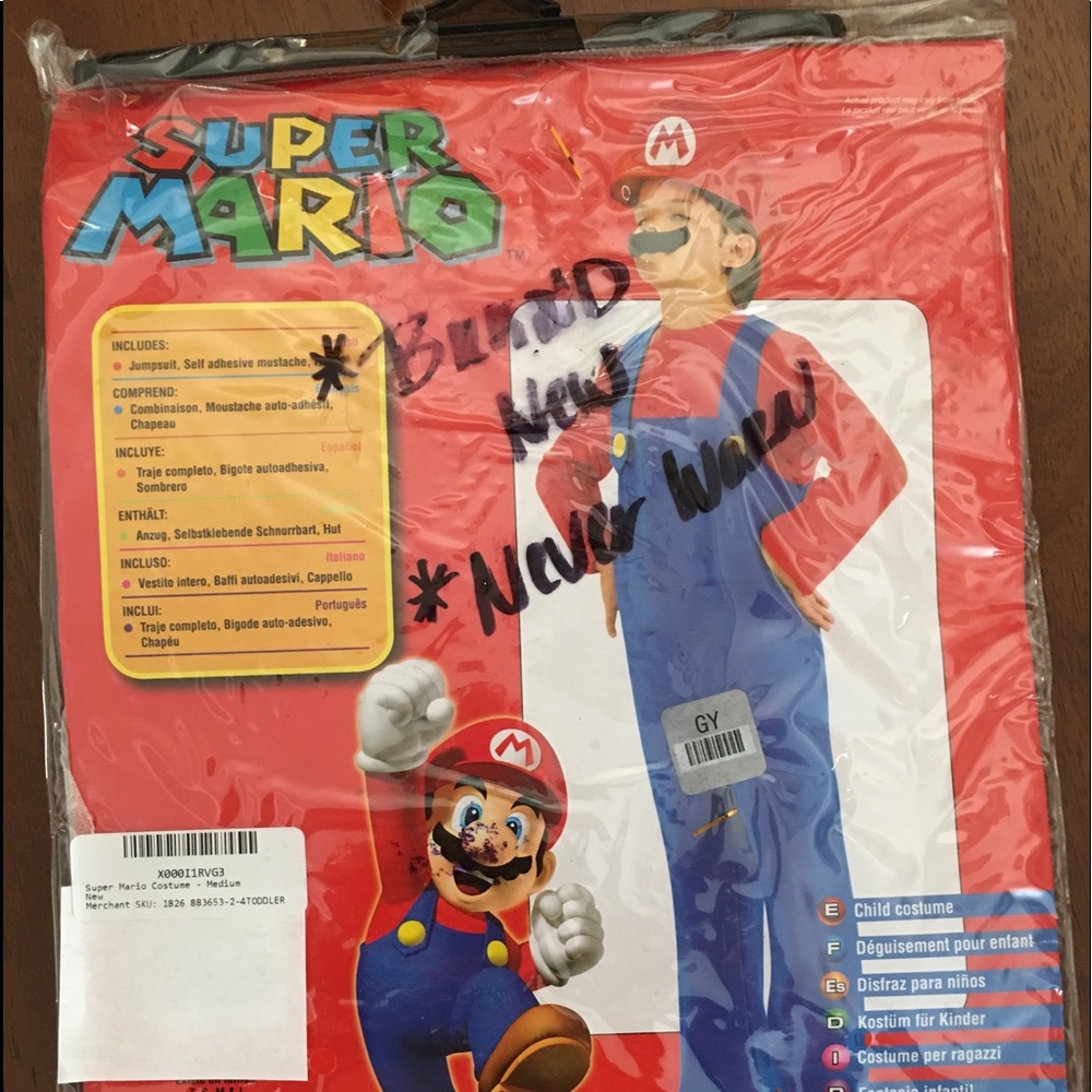 NIP Mario Costume